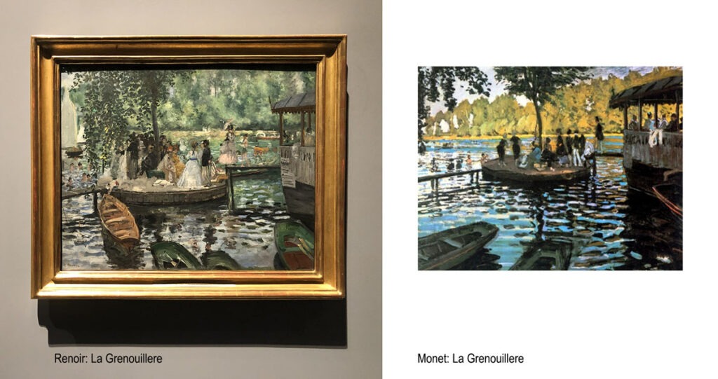 Renoir és Monet La Grenouillere